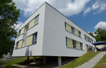 Wohnheim für Menschen mit Behinderung, Flachdacheindeckung