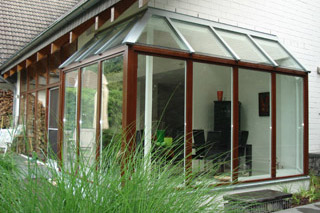 Neubau Wintergarten Titan Zink