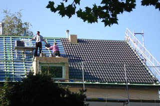 Mehrfamilienhaus energetische Steildachsanierung